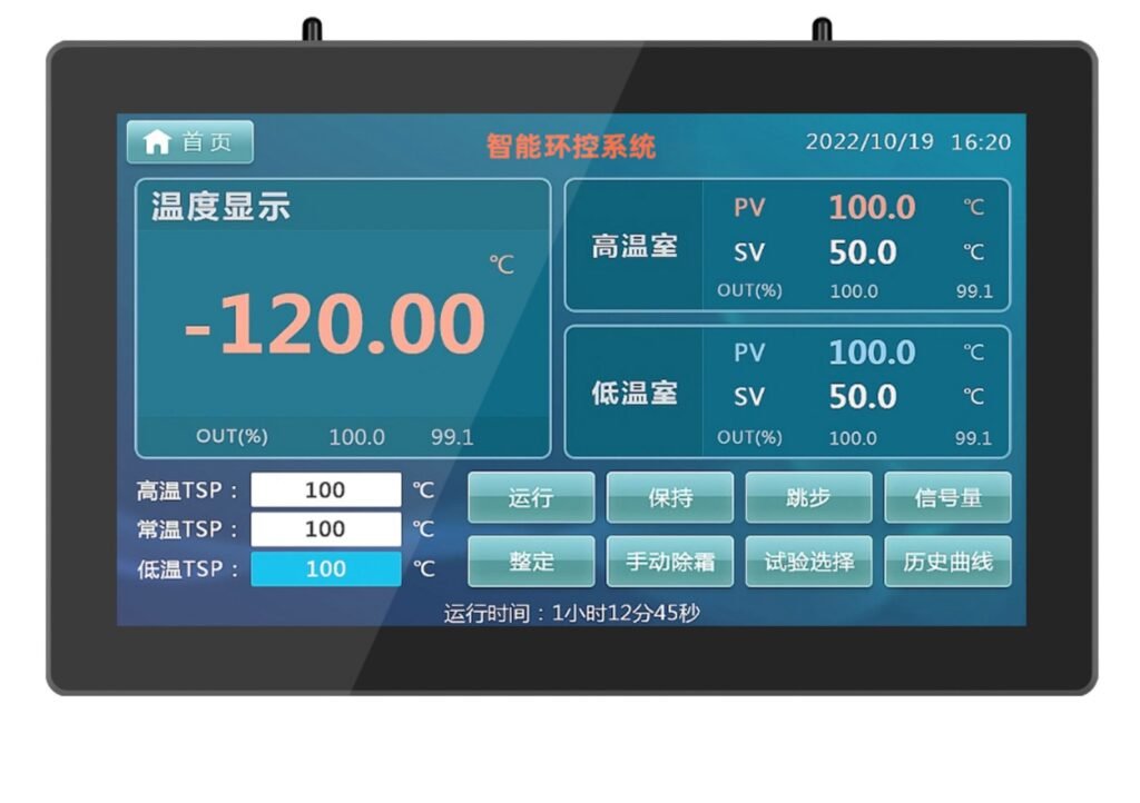 ZhengFeng TY-X022-116 wall-mounted industrial touch panel PC - view 1