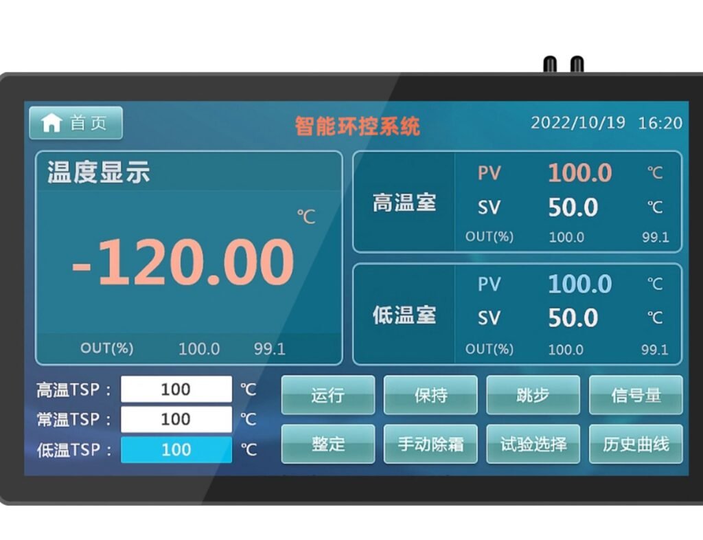 ZhengFeng TY-X022-320 wall-mounted industrial touch panel PC - view 1
