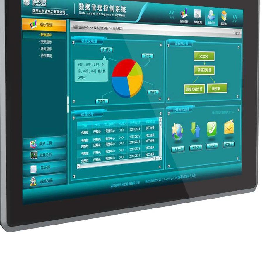 ZhengFeng TY-X05-121 full-lamination external-mount industrial touch panel PC - view 3