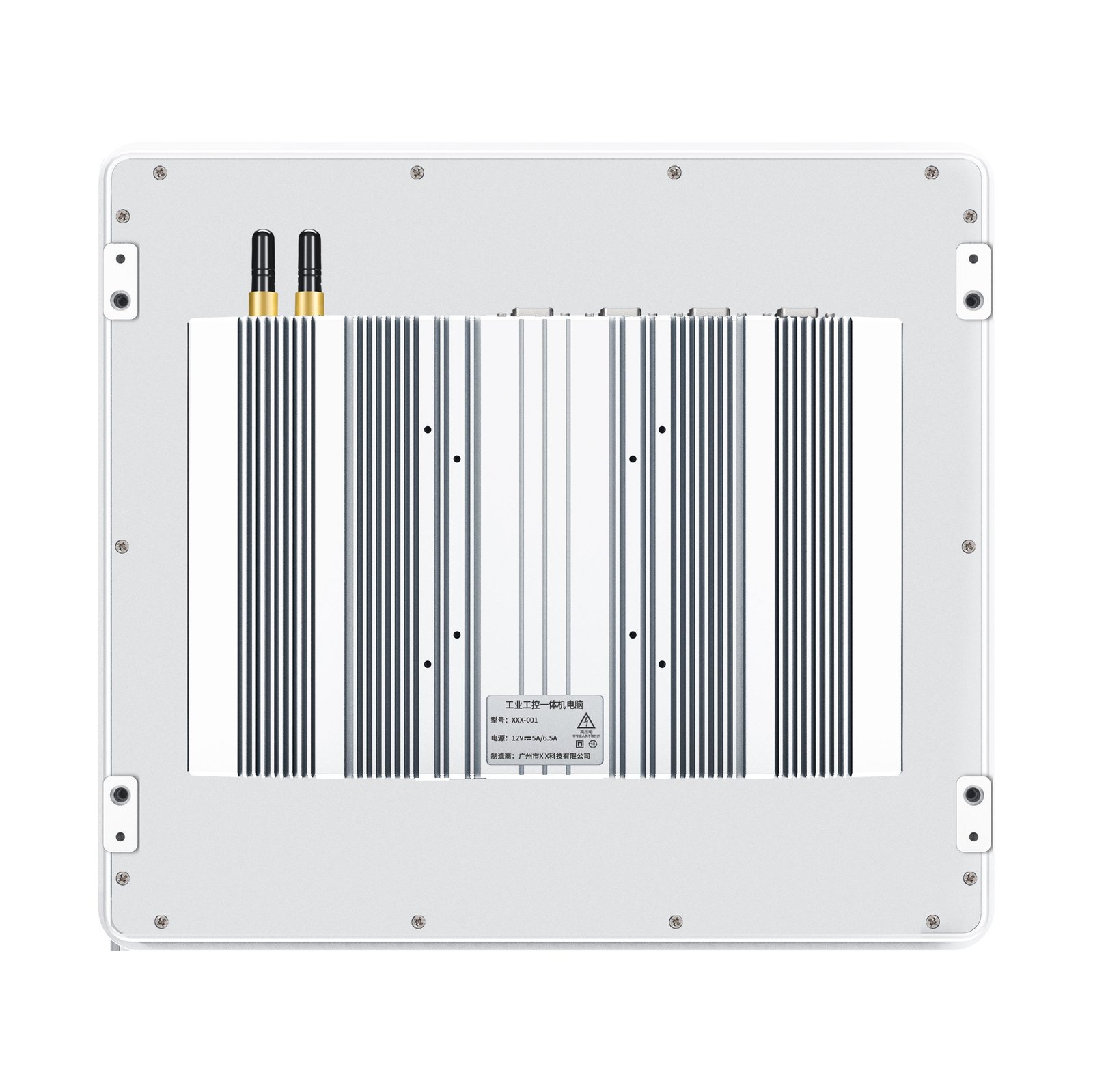 ZhengFeng TY-X07-17 front-button external-mount industrial touch panel PC - view 3