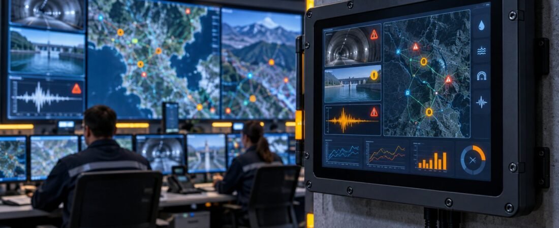 Industrial Touch Panel PCs for Emergency Monitoring and Infrastructure Control