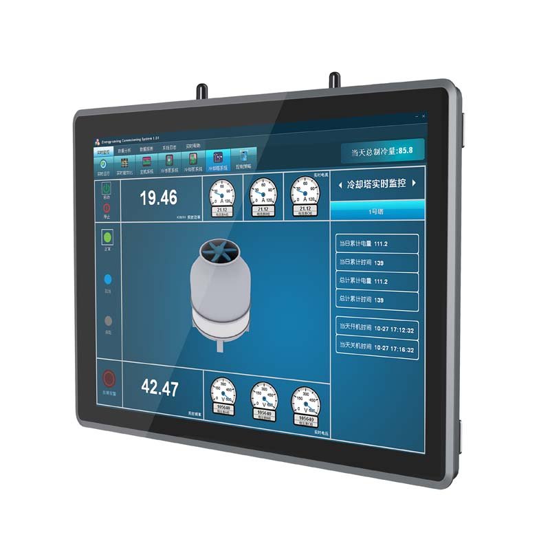 ZhengFeng TY-X03 12.1-inch external-mount industrial panel PC - view 1