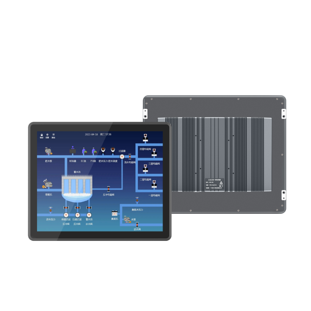 ZhengFeng TY-X03 17-inch external-mount industrial touch display - view 1